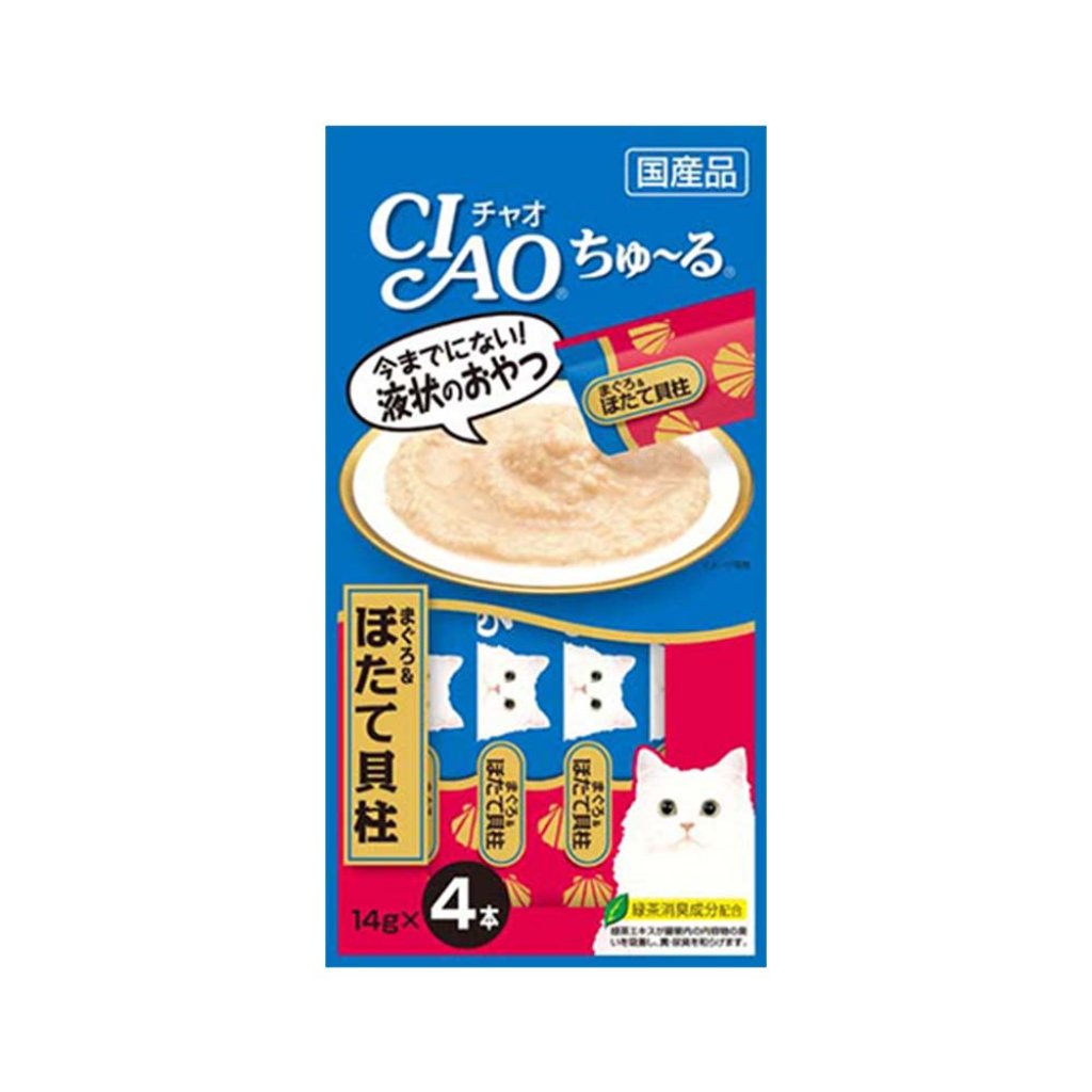 CIAO 4SC-77 吞拿魚+帶子醬 (14g x4)