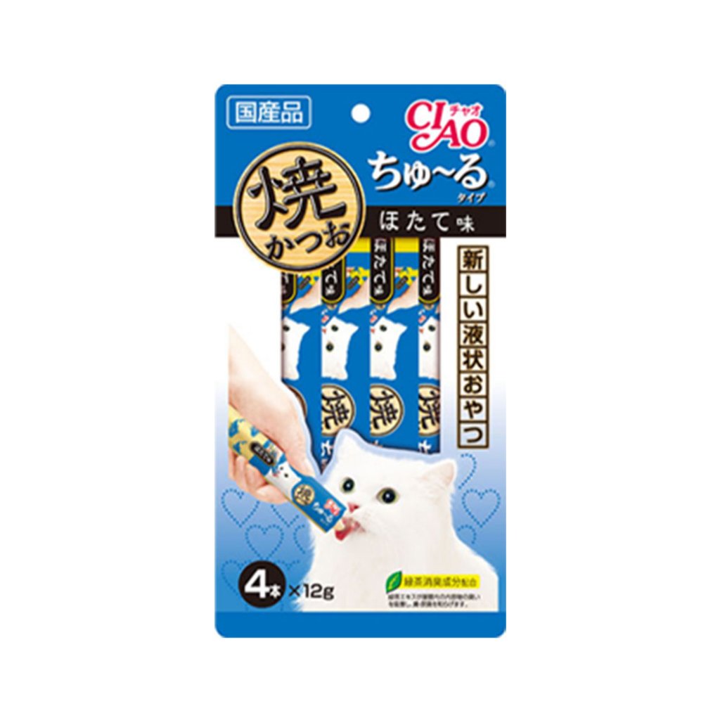 CIAO 4R-105 燒鰹魚醬+帶子味 (14g x4)