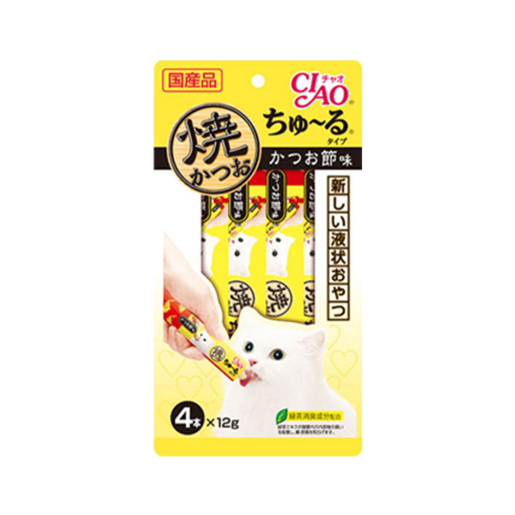 CIAO 4R-104 燒鰹魚醬+木魚味 (14g x4)