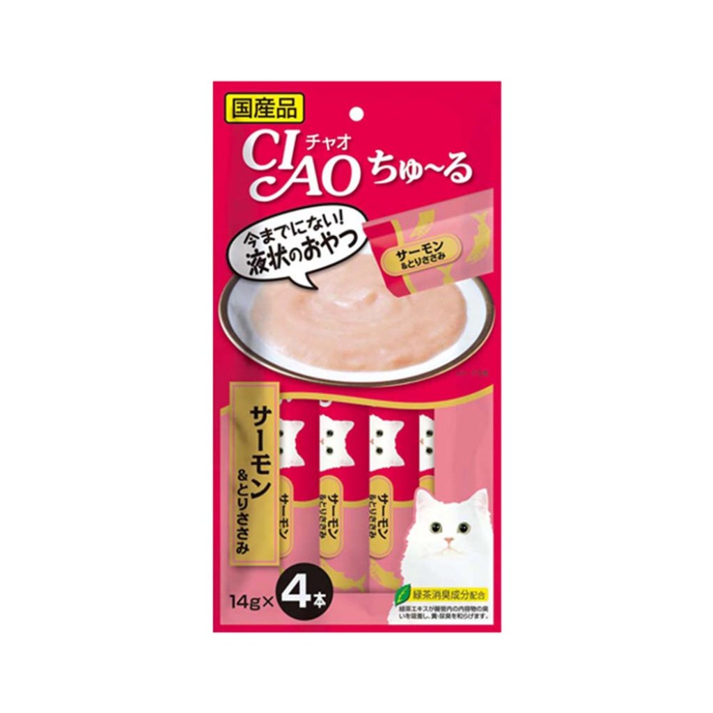 CIAO SC-146 三文魚+雞肉醬 (14g x4)
