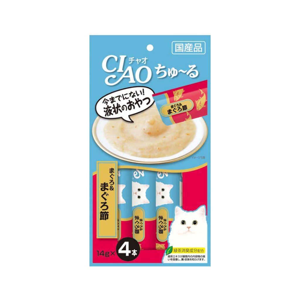 CIAO SC-141 吞拿魚+吞拿魚乾醬 (14g x4)