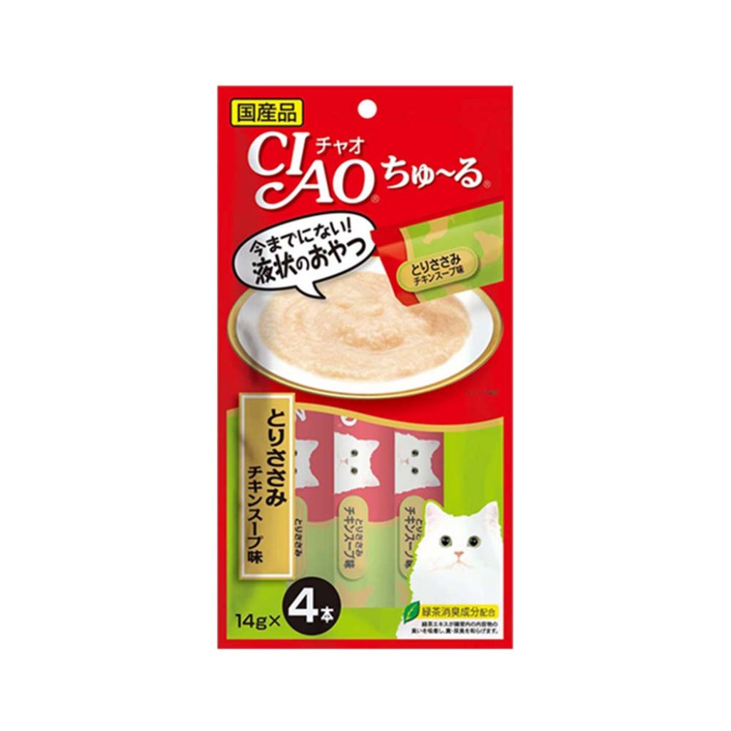 CIAO SC-107 雞湯味雞肉醬 (14g x4)
