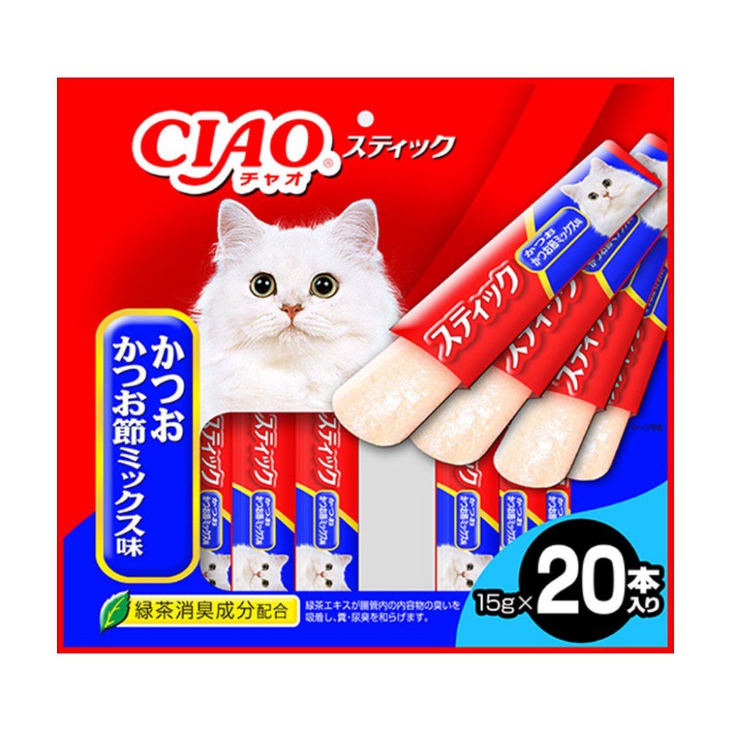 CIAO TSC-133 鰹魚+鰹魚節果凍片雜錦 (20件裝)