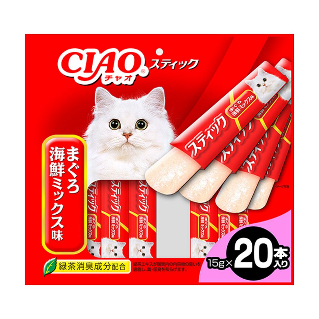 CIAO TSC-131 吞拿魚+海鮮果凍片雜錦 (20件裝)