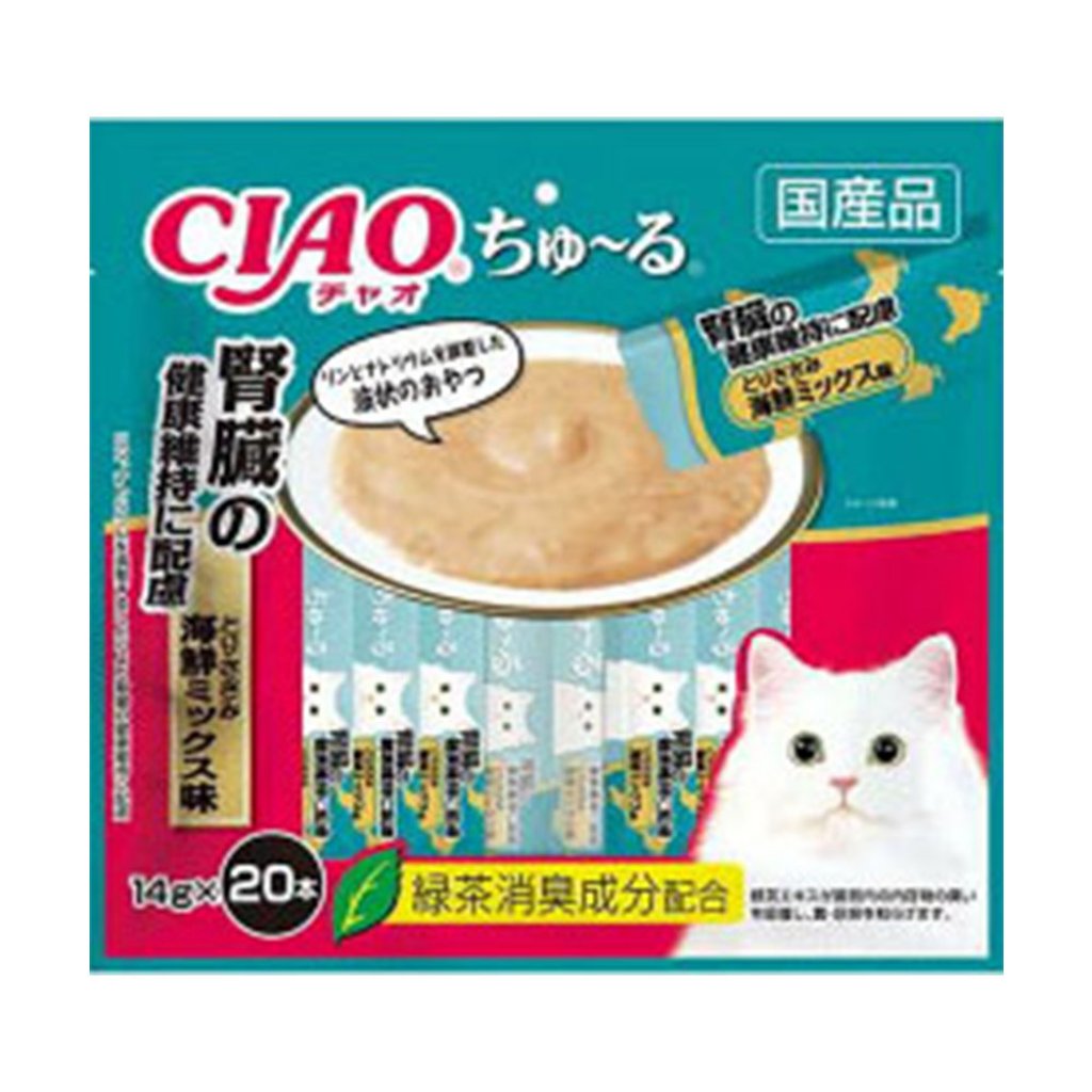 CIAO SC-264 雞肉+海鮮醬 (維持腎臟健康系列) (20支裝)