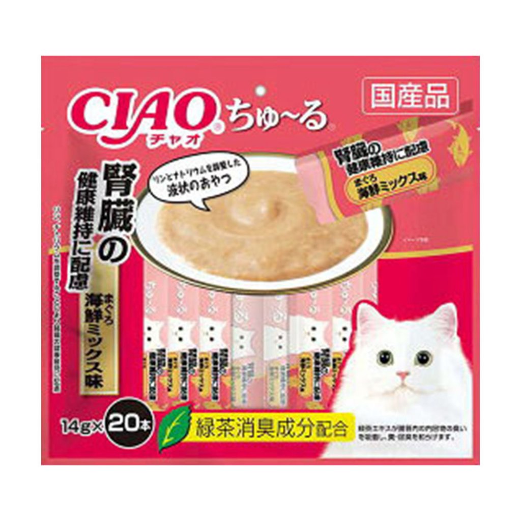 CIAO SC-263 吞拿魚+海鮮醬 (維持腎臟健康系列) (20支裝)