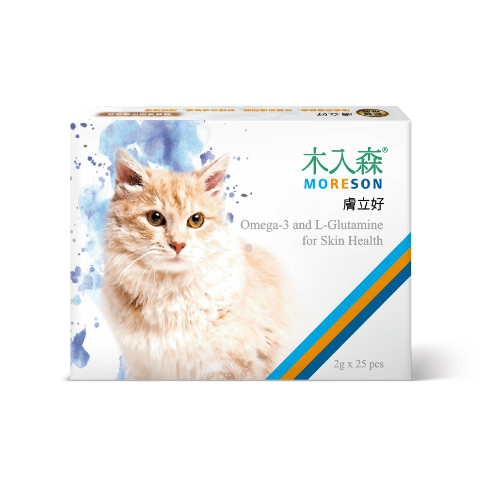 木入森膚立好 Moreson Omega 3 & L-Glutamine for Skin Health 台灣製造 (2g x 25包 / 2g x 50包)