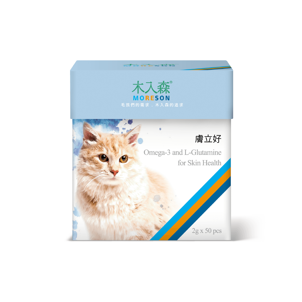 木入森膚立好 Moreson Omega 3 & L-Glutamine for Skin Health 台灣製造 (2g x 25包 / 2g x 50包)
