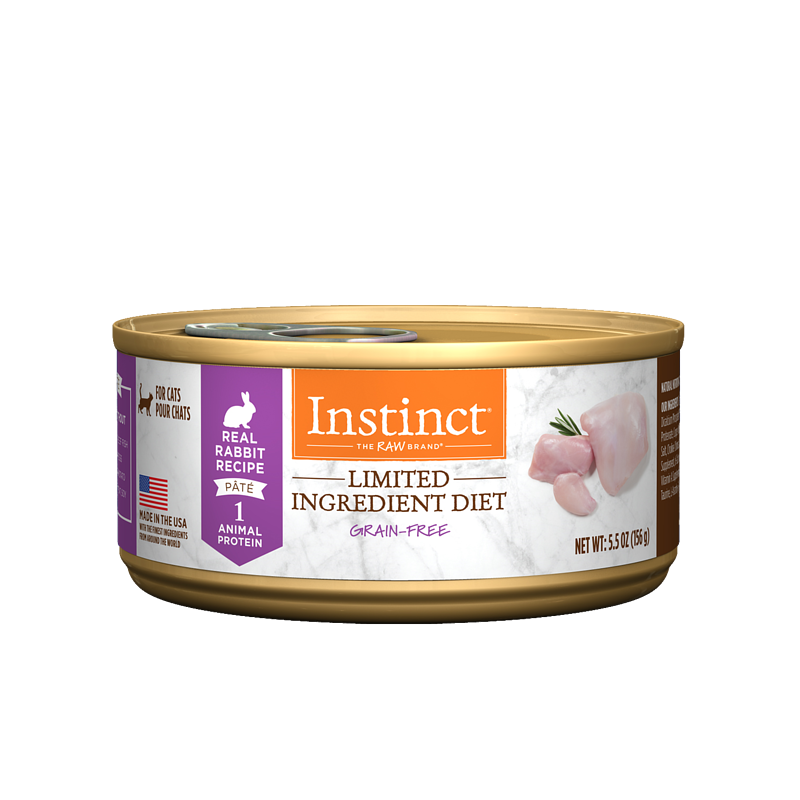 Instinct LID 單一低敏兔肉貓罐頭 5.5oz