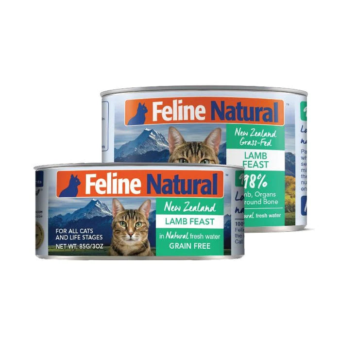 K9 F9 FELINE NATURAL 貓罐頭 - 170G GRASS-FED LAMB FEAST 羊肉盛宴 (85g / 170g)