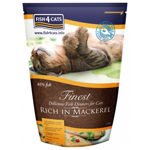FISH4CATS COMPLETE 1.5KG 全貓無麩質低敏 (鯖魚 MACKEREL) 配方 1.5KG