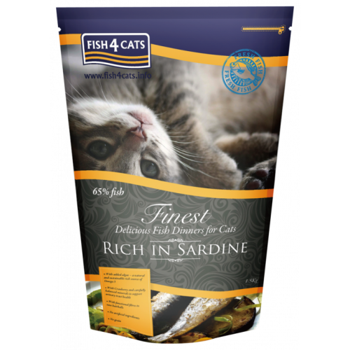 FISH4CATS COMPLETE 1.5KG 全貓無麩質低敏 (沙丁魚 SARDINE) 配方 1.5KG