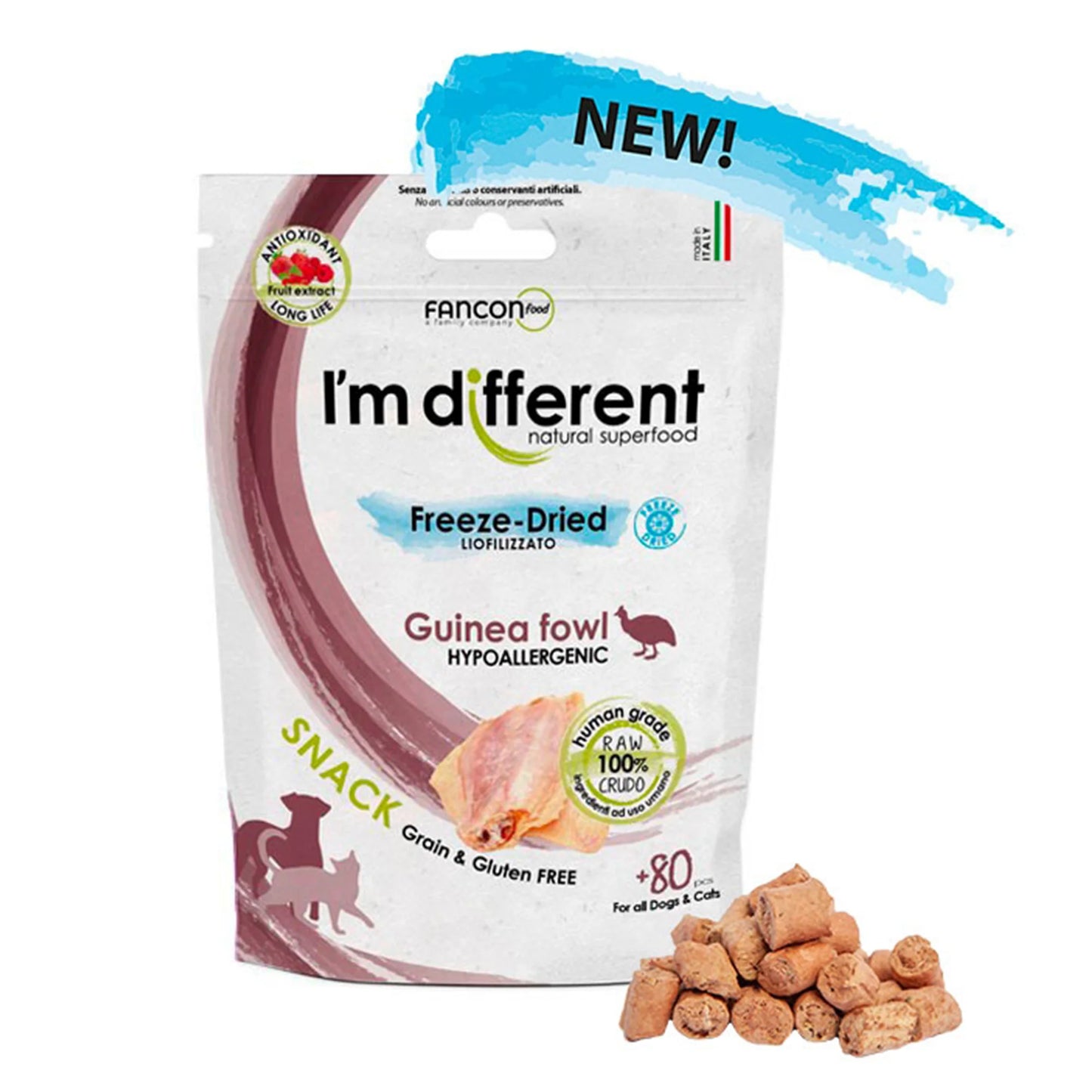 I'm Different 意大利凍乾 貓狗單一蛋白小食 40g