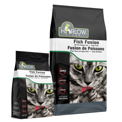 Harlow Blend楓葉HB無穀物配方 FISH FUSION (五鮮魚全貓糧) (7.5lbs / 15lbs)