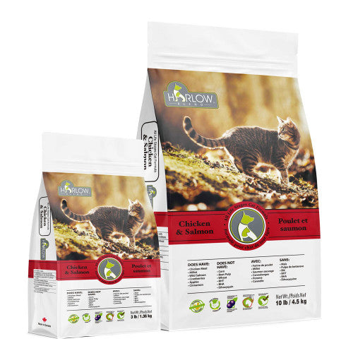 Holistic Blend / Harlow Blend 楓葉 HB CHICKEN & SALMON 雞肉三文魚全貓糧 (3磅 / 10磅)