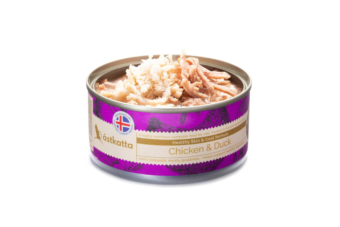 Astkatta 冰島貓罐 ✨護膚美毛主食罐-走地雞肉鴨肉