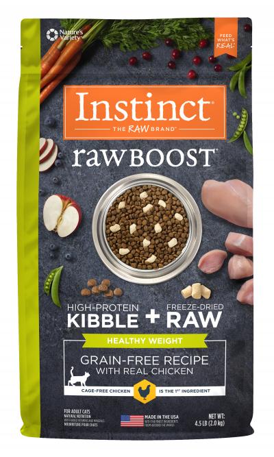 Nature's Variety Instinct Raw Boost Grain Free {Indoor Health : Rabbit} 本能 無穀物 生肉雞肉體重控制配方無穀物貓糧 (4lbs / 10lbs)