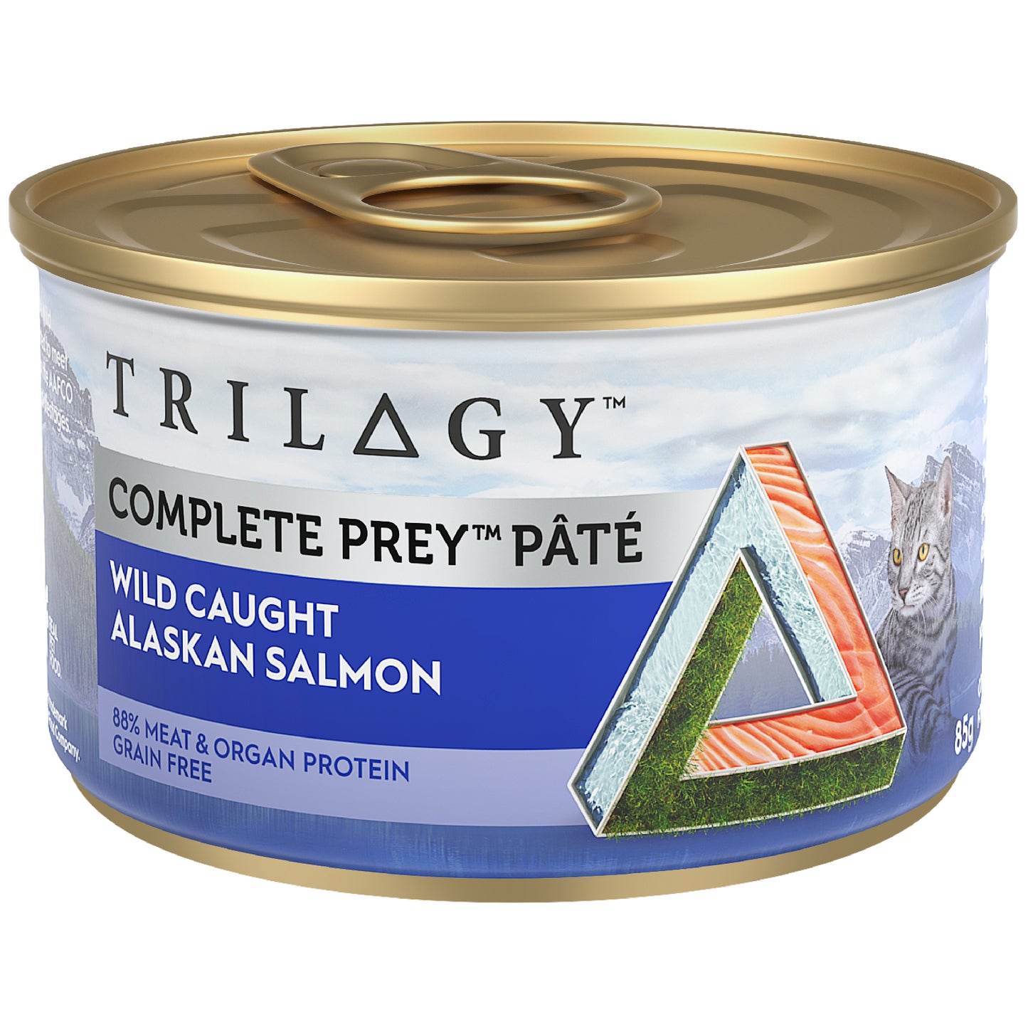 Trilogy奇境 Complete Prey Pate 85g - Wild Caught Alaskan Salmon 野生三文魚配方無穀物主食罐 85克