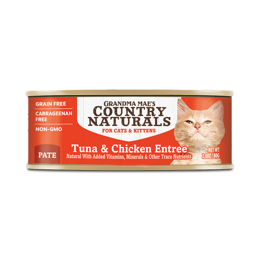 吞拿魚走地雞肉泥配方 Grain Free Tuna & Chicken Entrée   80g