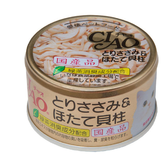 CIAO C-21 雞肉+帶子貓罐 85g