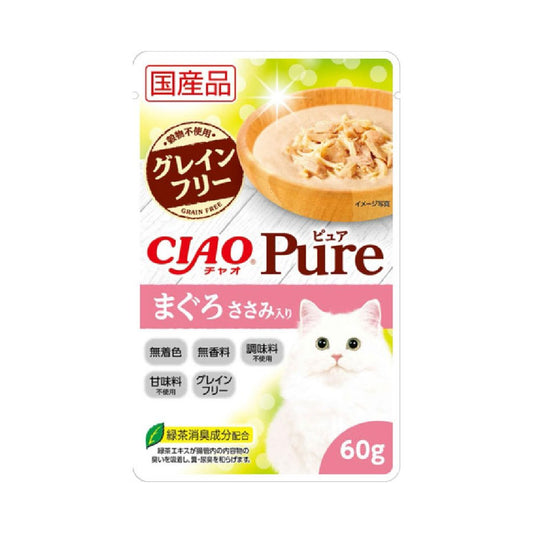 CIAO IC-371 [PURE] 吞拿魚+雞肉貓軟包 60g