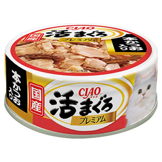 CIAO CC-61 [優等吞拿魚] 本鰹貓罐 70g