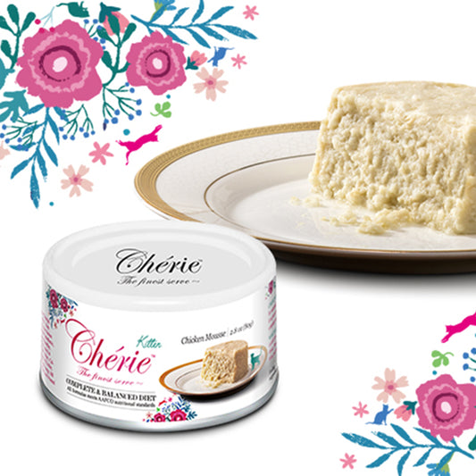 Cherie 雞肉幼貓主食罐(Mousse)80g CHT17502