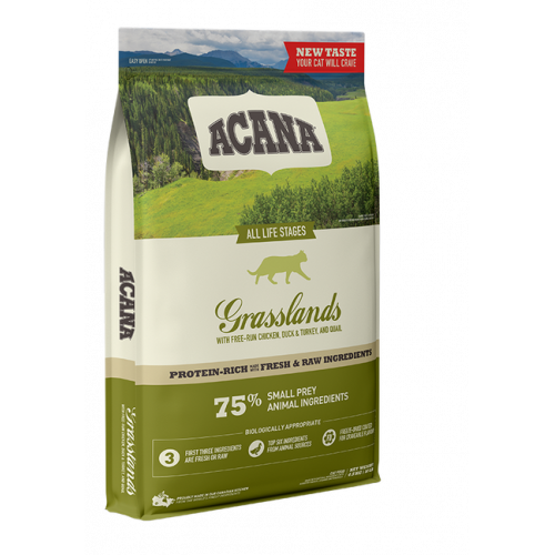 ACANA 愛肯拿加拿大 [[ Grasslands - All life stages ]] 地域素材 草原 全貓糧 4.5kg