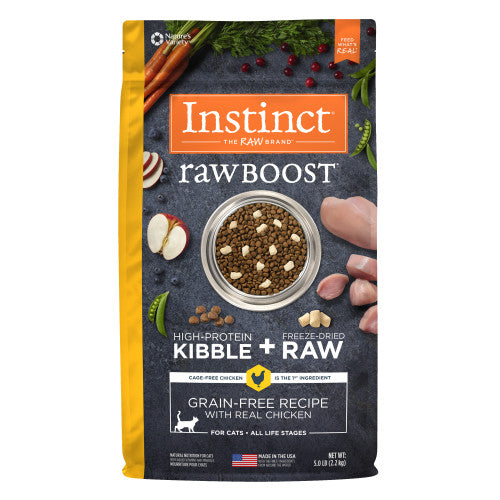 Nature's Variety Instinct Raw Boost Grain Free {All Life Stages : Chicken} 本能 無穀物 凍乾生肉粒系列 {全齡貓 : 雞肉} 乾糧