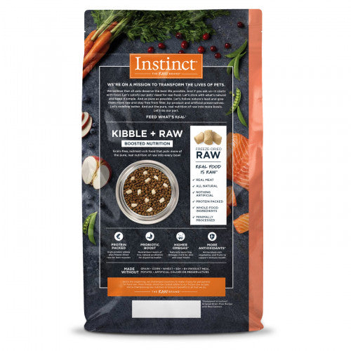 Nature's Variety Instinct Raw Boost Grain Free {All Life Stages : Salmon} 本能 無穀物 凍乾生肉粒系列 {全齡貓 : 三文魚} 乾糧 4.5lb