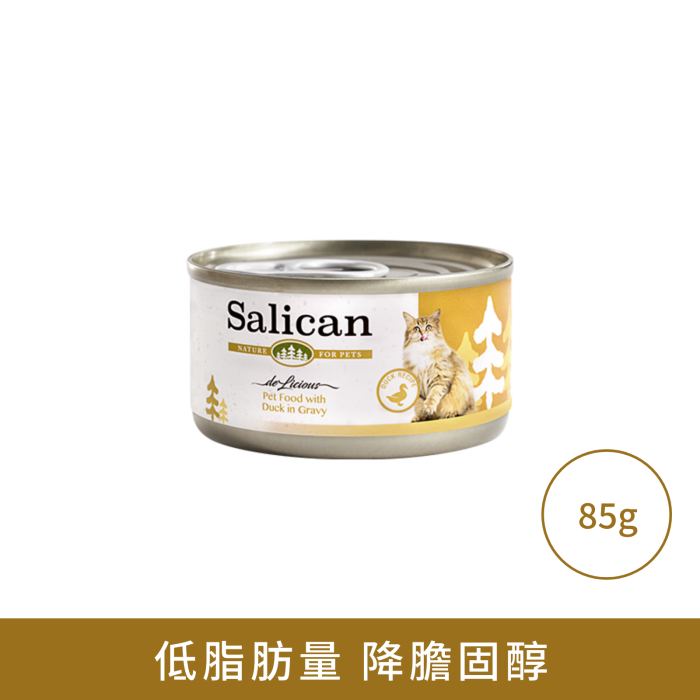 Salican 鴨肉(肉汁)貓罐頭 85g