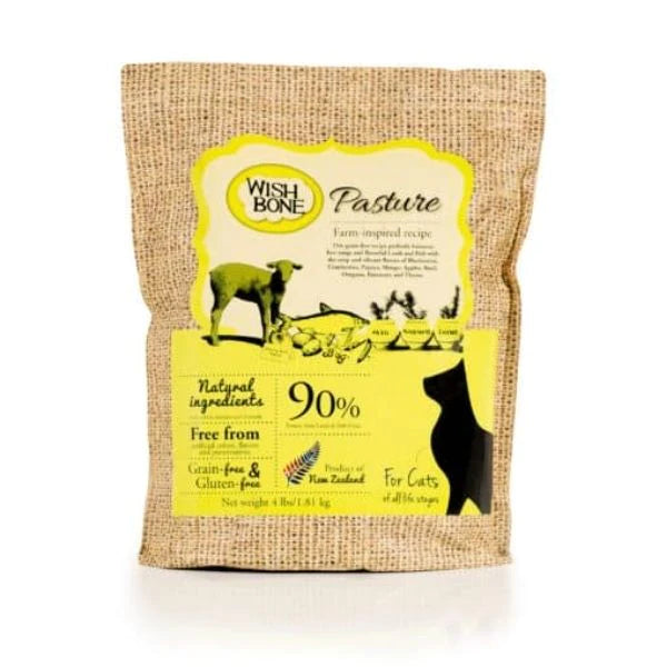 WISHBONE 威斯邦 - Pasture 新西蘭無穀香草全貓糧 (野牧羊) 4lbs / 12lbs